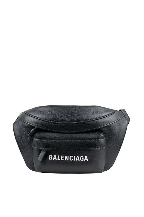 black leather belt bag|balenciaga black leather belt bag.